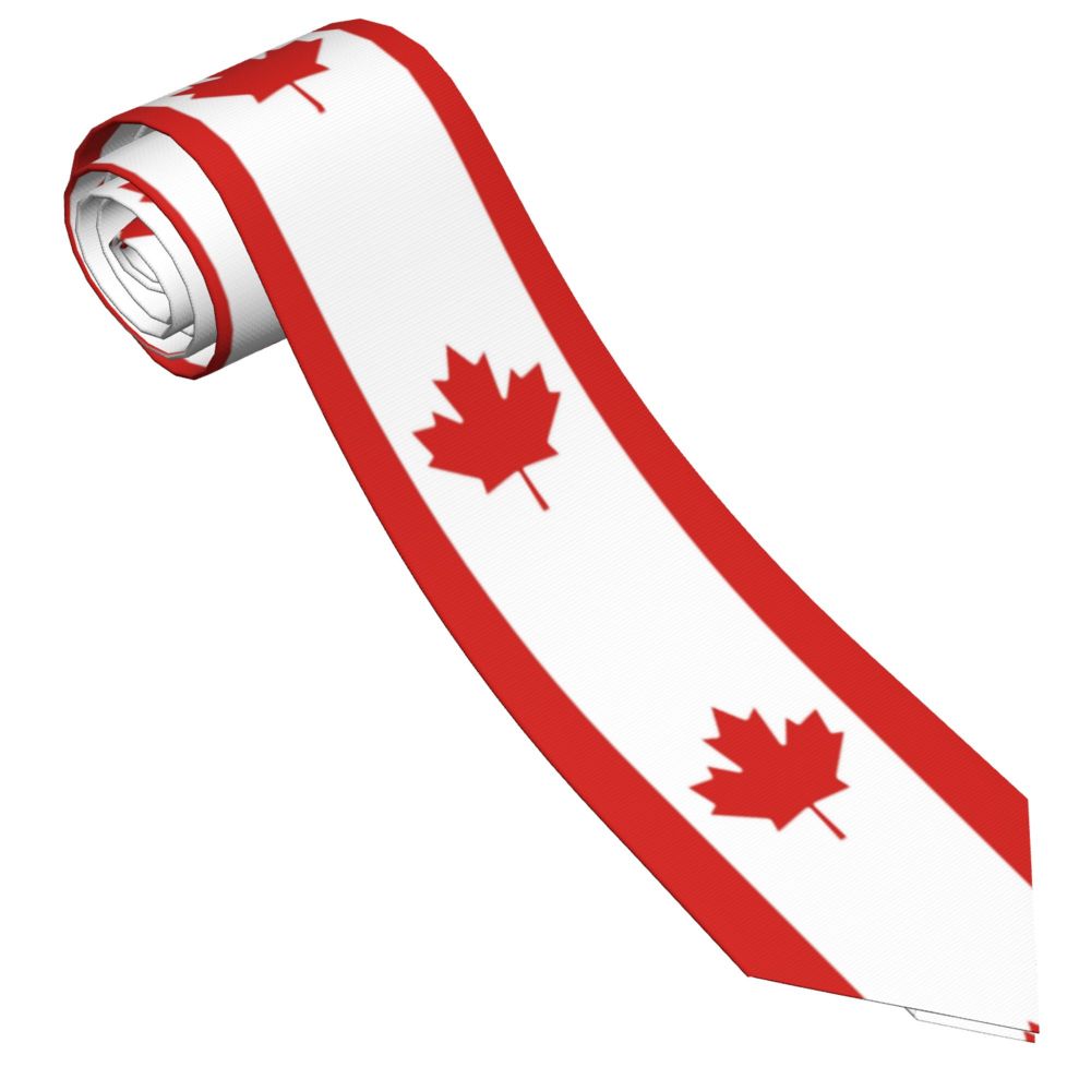 Women'S Accessories Canada - Flag Of Canada Necktie Unisex Polyester
