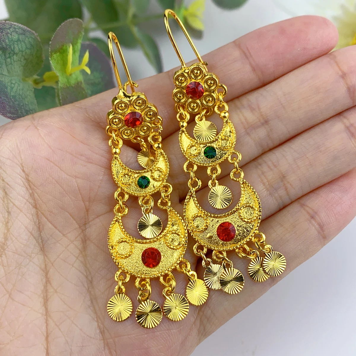 Indian Drop Dangle Earrings Je - огляд і ціна Women Accessories Dubai