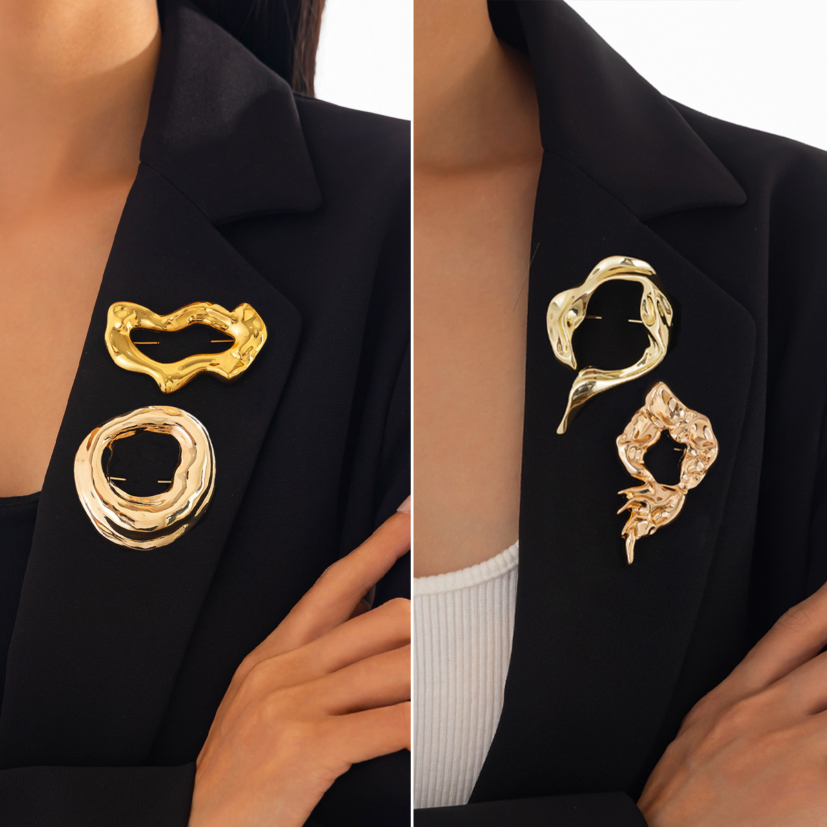 New Fashion Irregular Brooches - огляд і ціна Women Accessories Jewelry