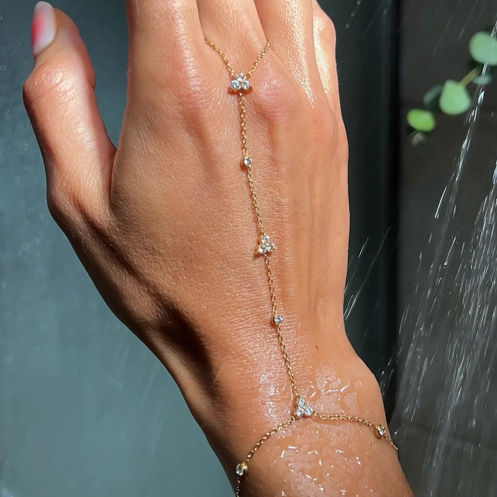 Crystal Fingerless Hand Chain  - огляд і ціна Women Accessories In Amazon