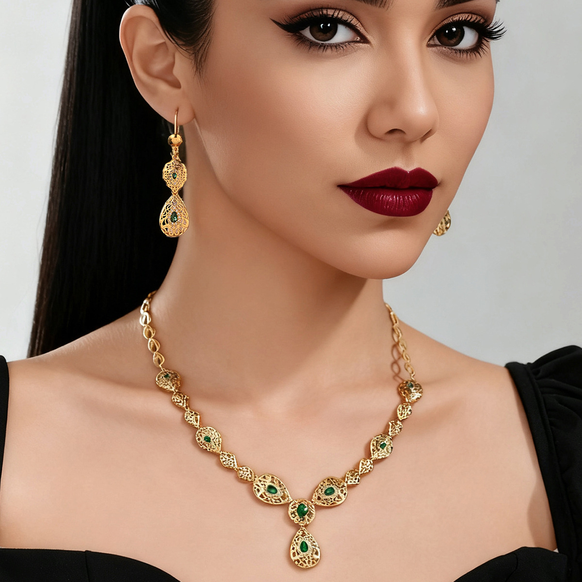 9999 Gold Drip Set - Middle Ea - огляд і ціна Women Accessories Dubai