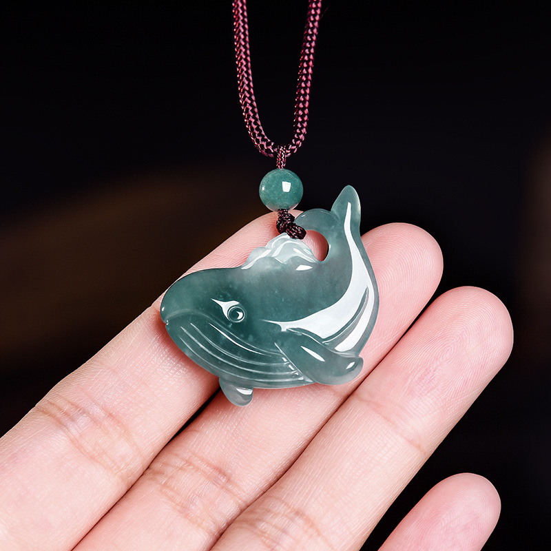 Natural Burmese Jadeite Whale  - огляд і ціна Women Accessories Jewelry