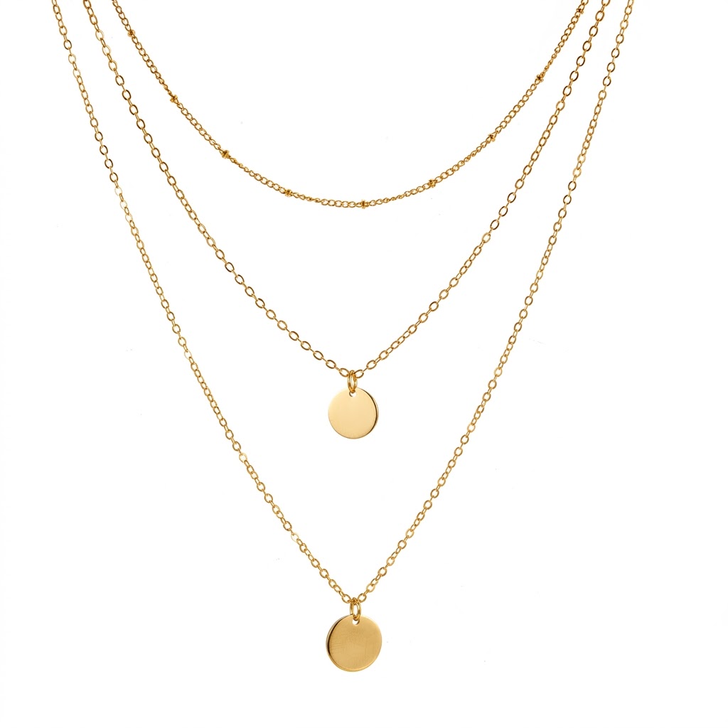 14K Gold Plated Delicate Layer - огляд і ціна Coin Necklace Delicate
