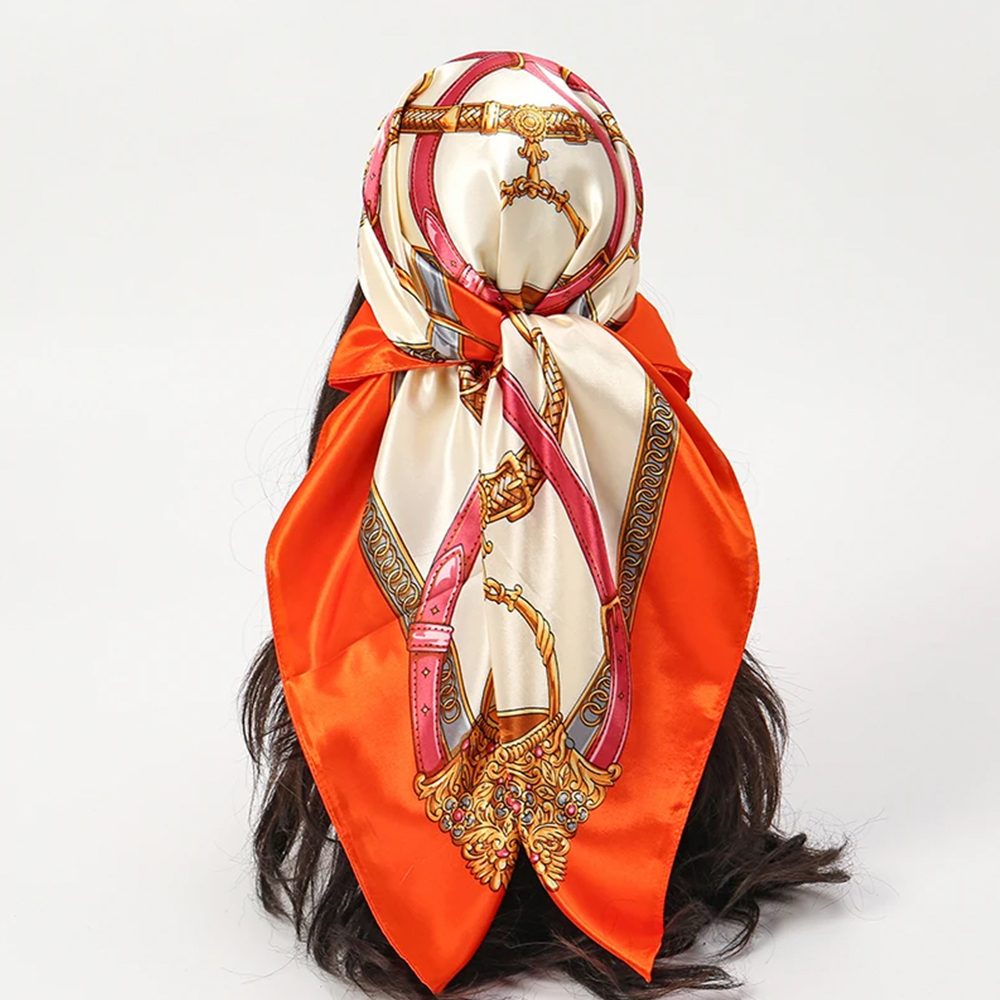 Fashion Scarves 90*90cm Women  - огляд і ціна Silk Scarf Square