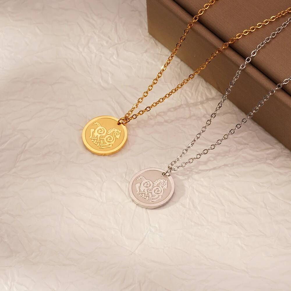 Stainless Steel Fashion Women  - огляд і ціна Coin Necklace Delicate