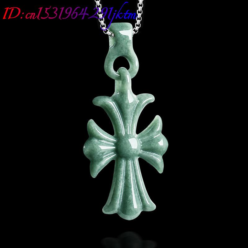 Natural Burmese Jadeite Cross  - огляд і ціна Women Accessories Jewelry