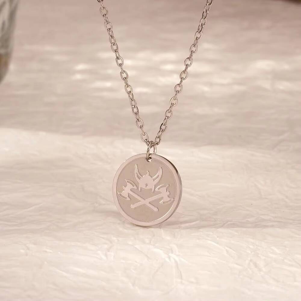 Gold Plated Viking Axe Pendant - огляд і ціна Coin Necklace Delicate