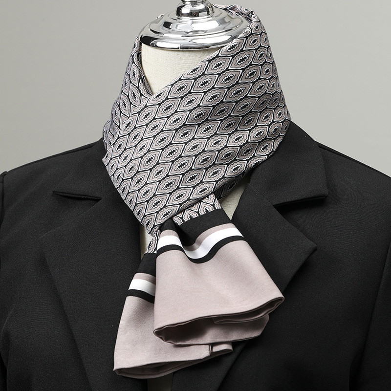 Men's Scarf Imitation Silk Nec - огляд і ціна Silk Scarf Square