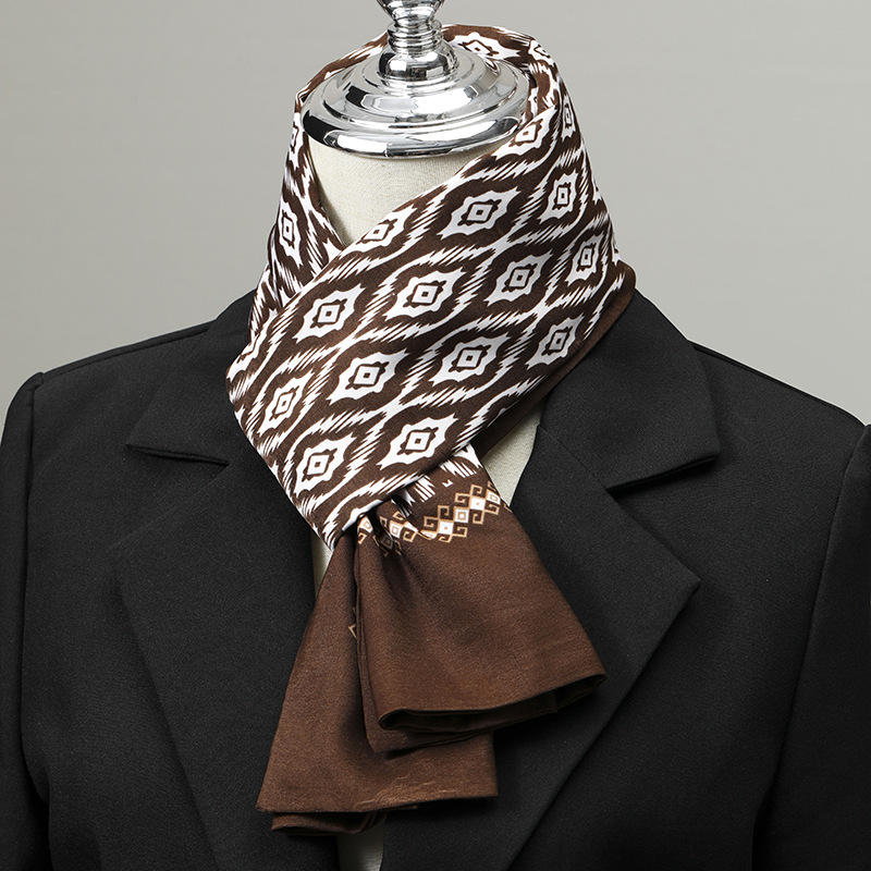 Men's Scarf Imitation Silk Nec - огляд і ціна Silk Scarf Square