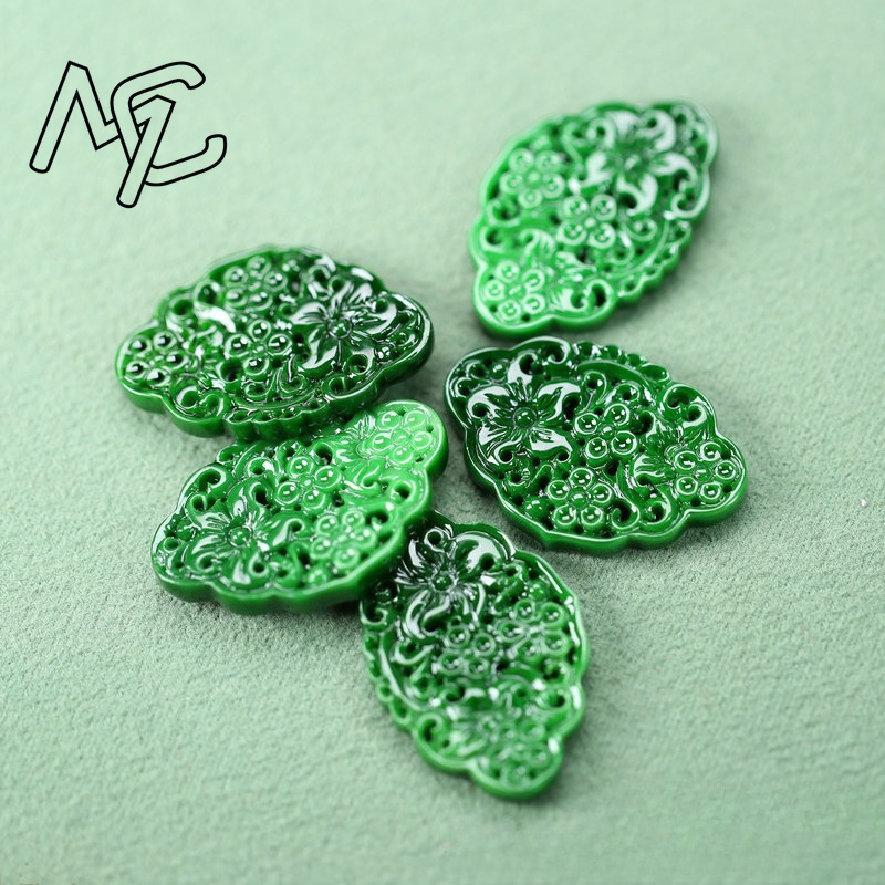 2pcs DIY Natural Dry Green Eme - огляд і ціна Women Accessories Jewelry