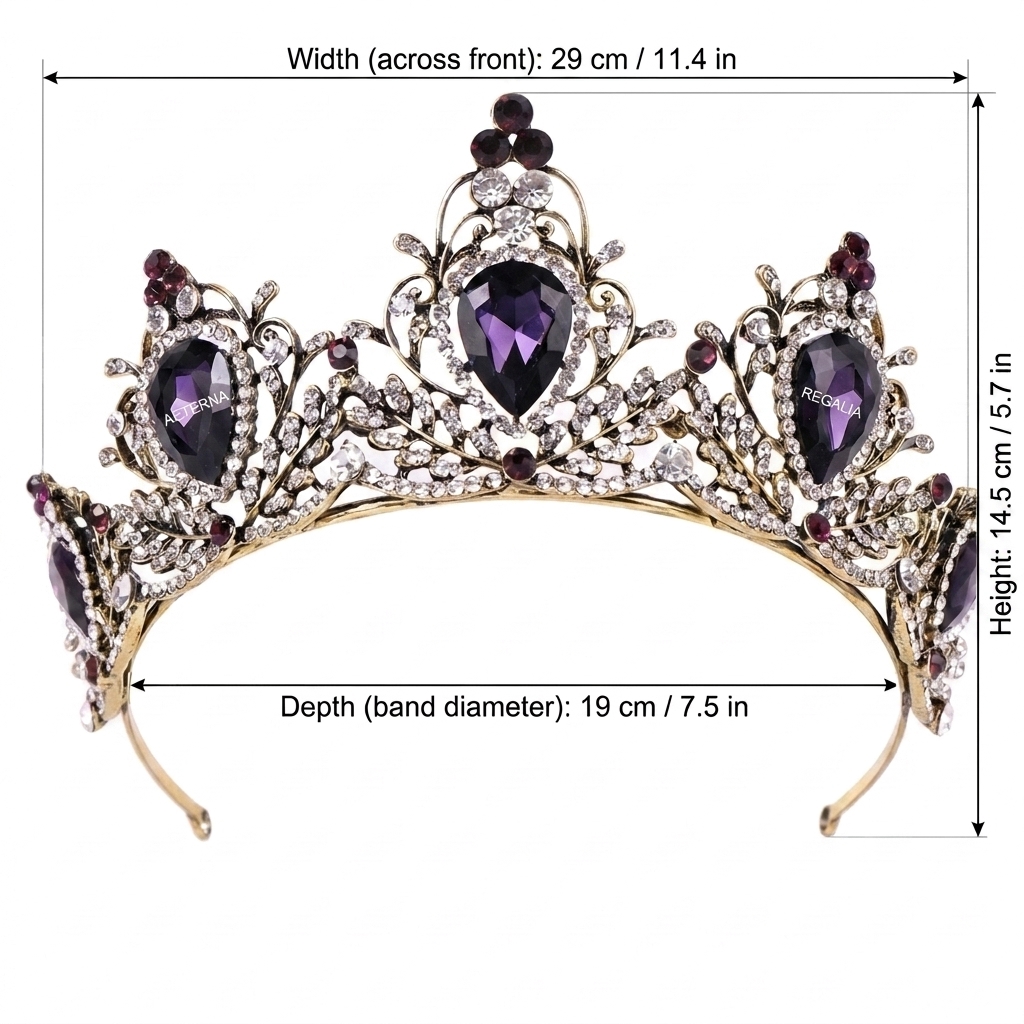 Crown Headpiece Lightweight Ba - огляд і ціна Women Accessories Jewelry