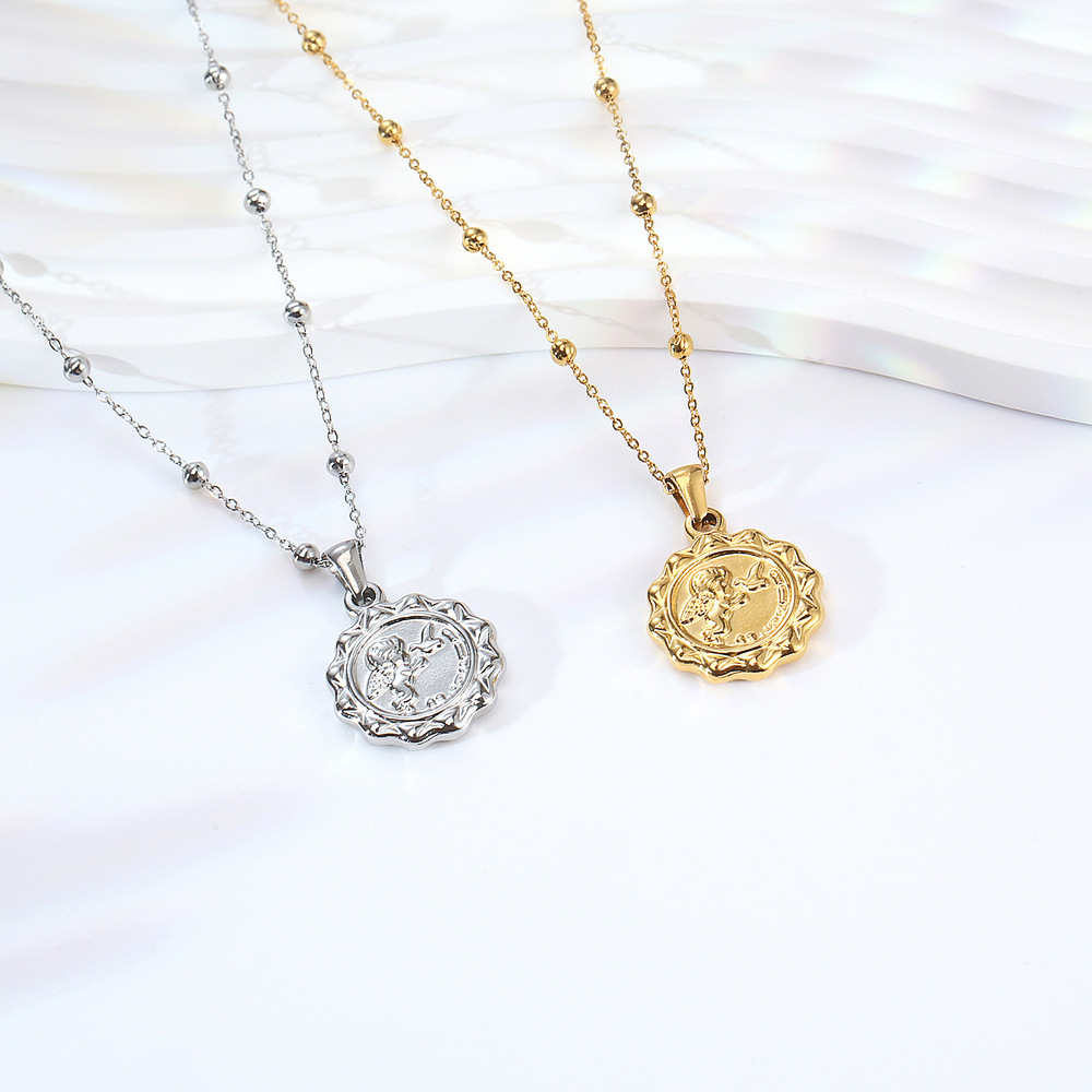 Women Delicate The Angel Cupid - огляд і ціна Coin Necklace Delicate