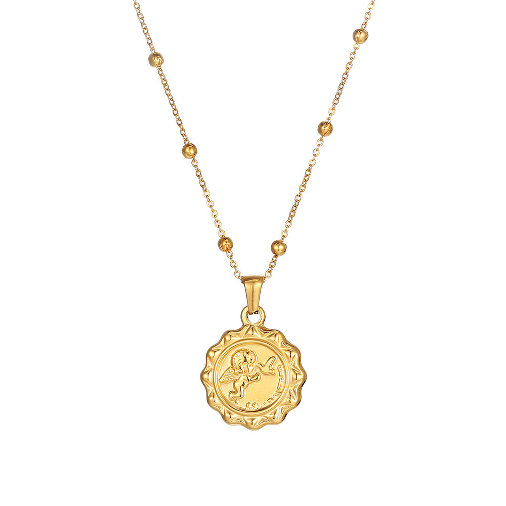 Women Delicate The Angel Cupid - огляд і ціна Coin Necklace Delicate