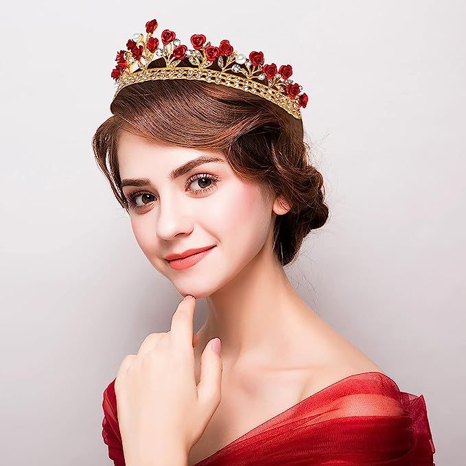 Baroque Ceramic Bridal Crown R - огляд і ціна Women Accessories Jewelry