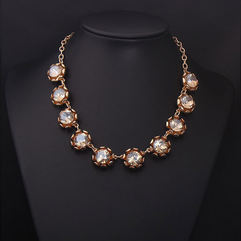 New Luxury Crystal Necklace fo - огляд і ціна Women Accessories Dubai