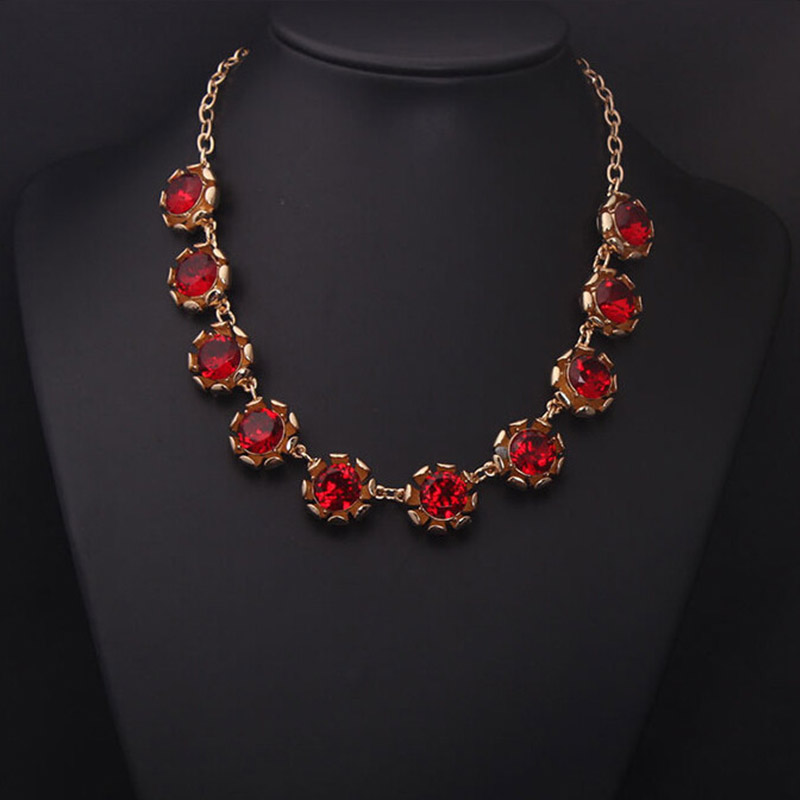New Luxury Crystal Necklace fo - огляд і ціна Women Accessories Dubai