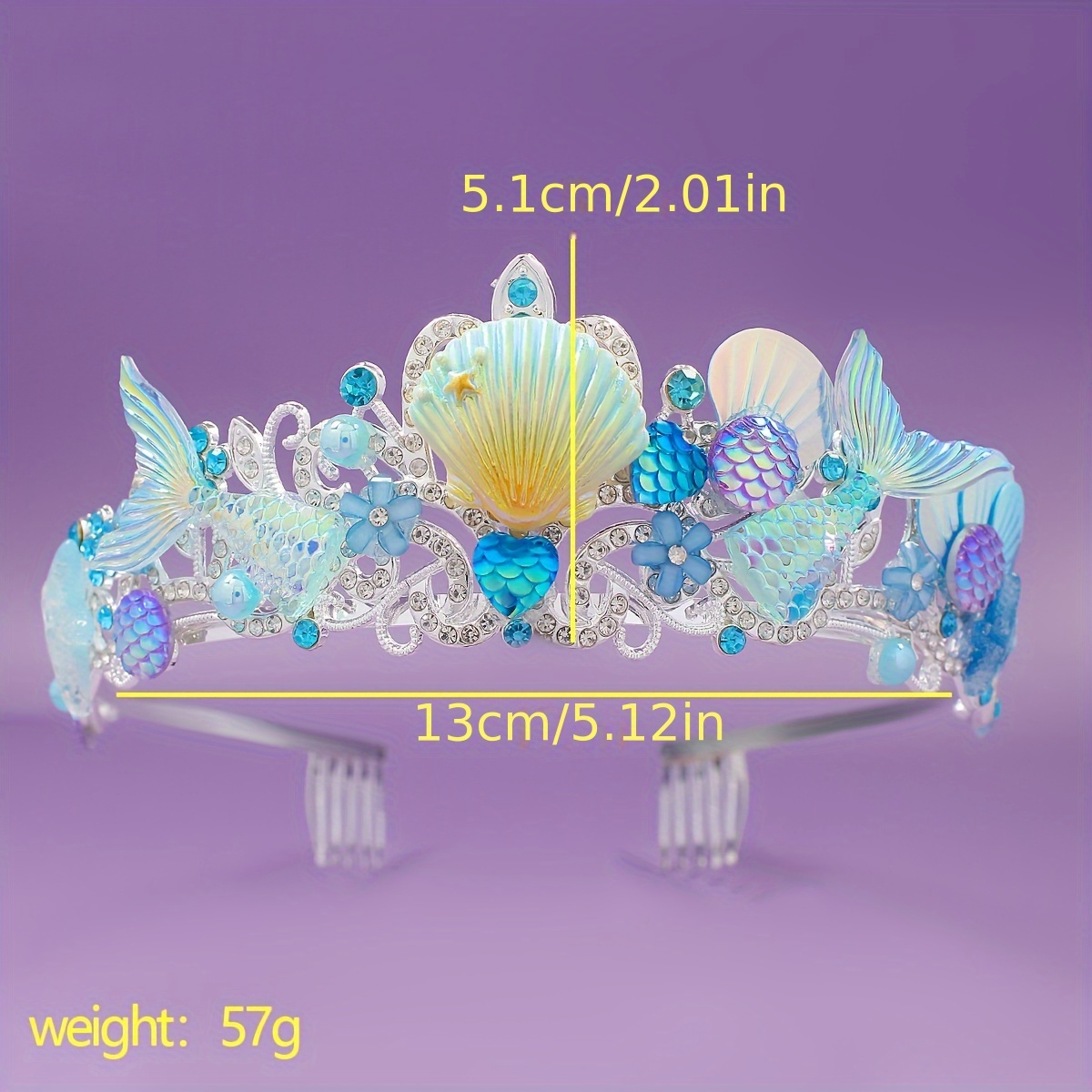 2025 New Mermaid Hair Comb Cro - огляд і ціна Women Accessories Jewelry
